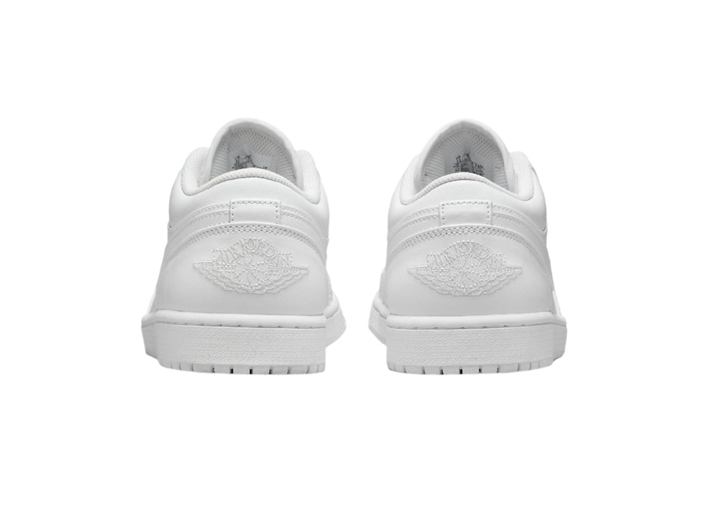 Air Jordan 1 Low Triple White 553558-136 Heel View