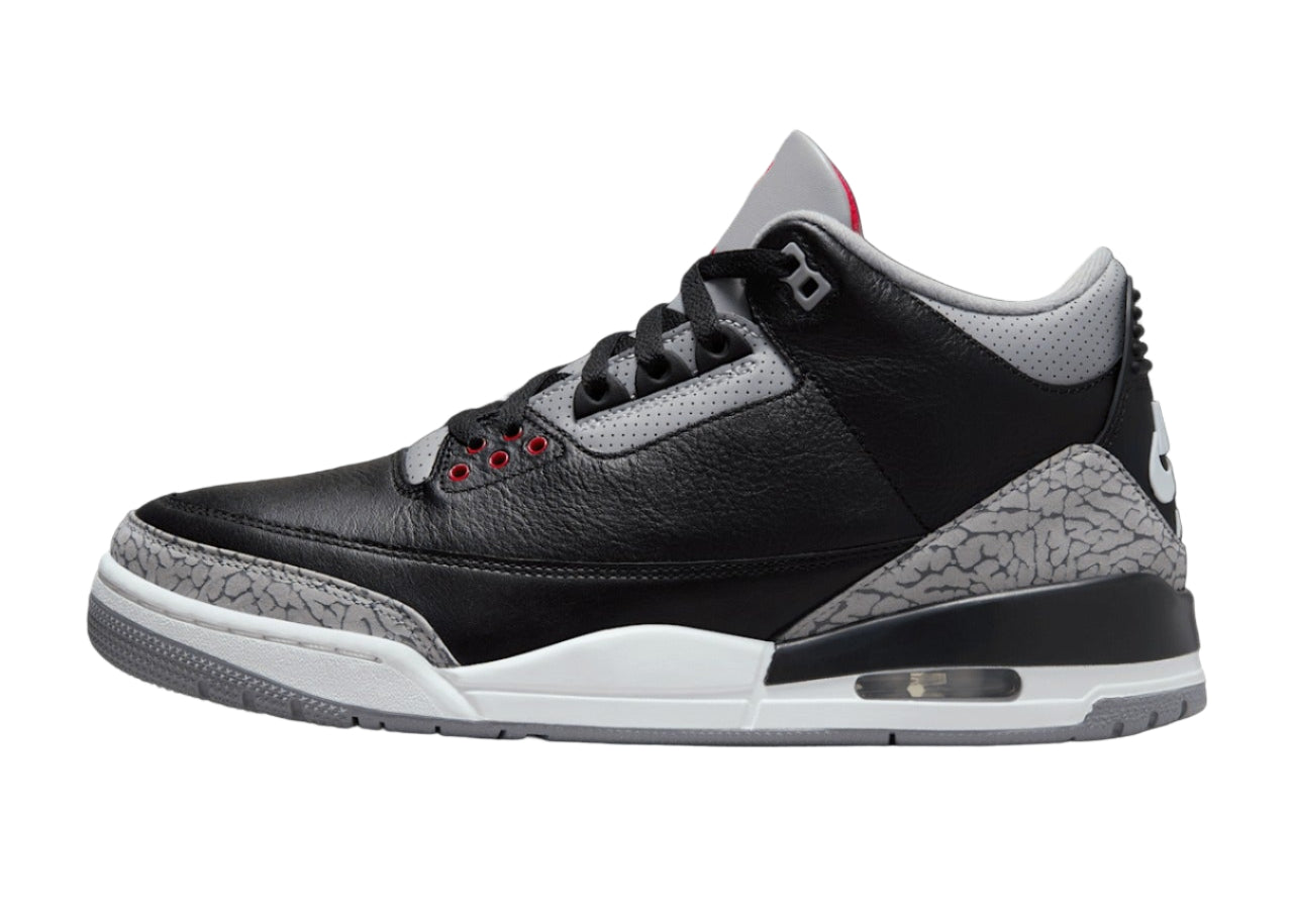 Air Jordan 3 "Black Cement" 2024 DN3707-010 Side View