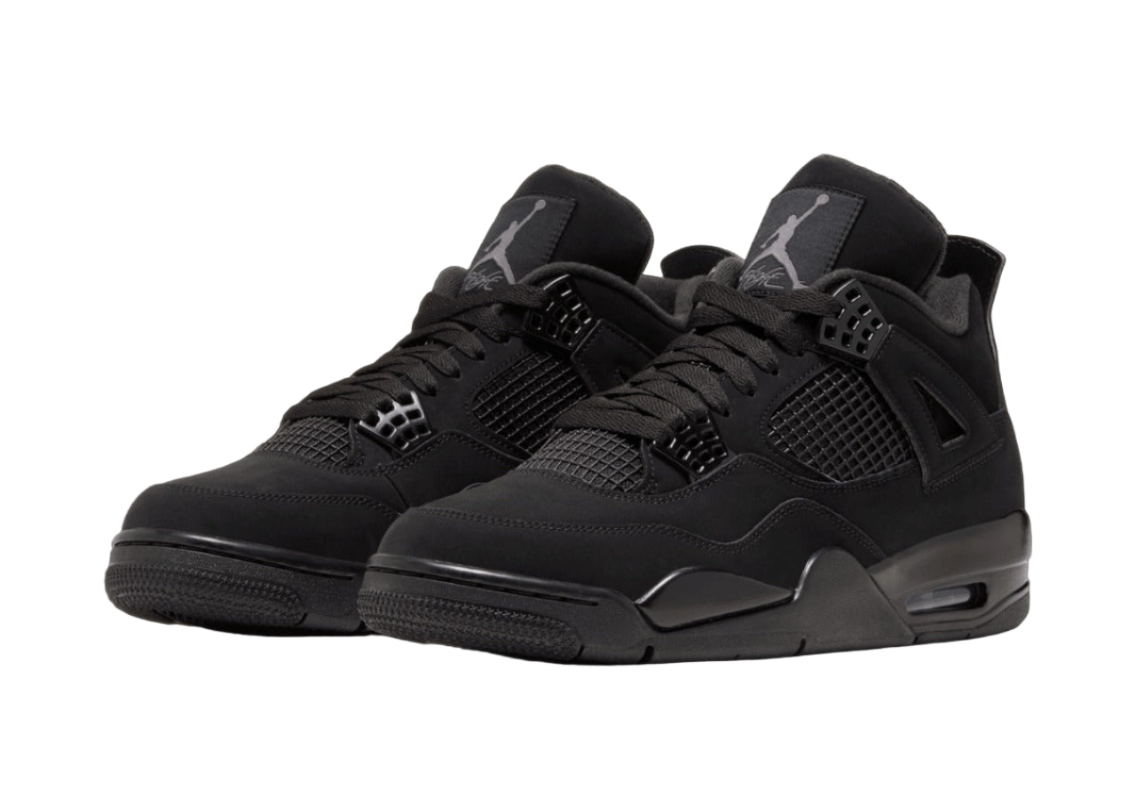 Air Jordan 4 “Black Cat” 2025 FV5029-010 Front View