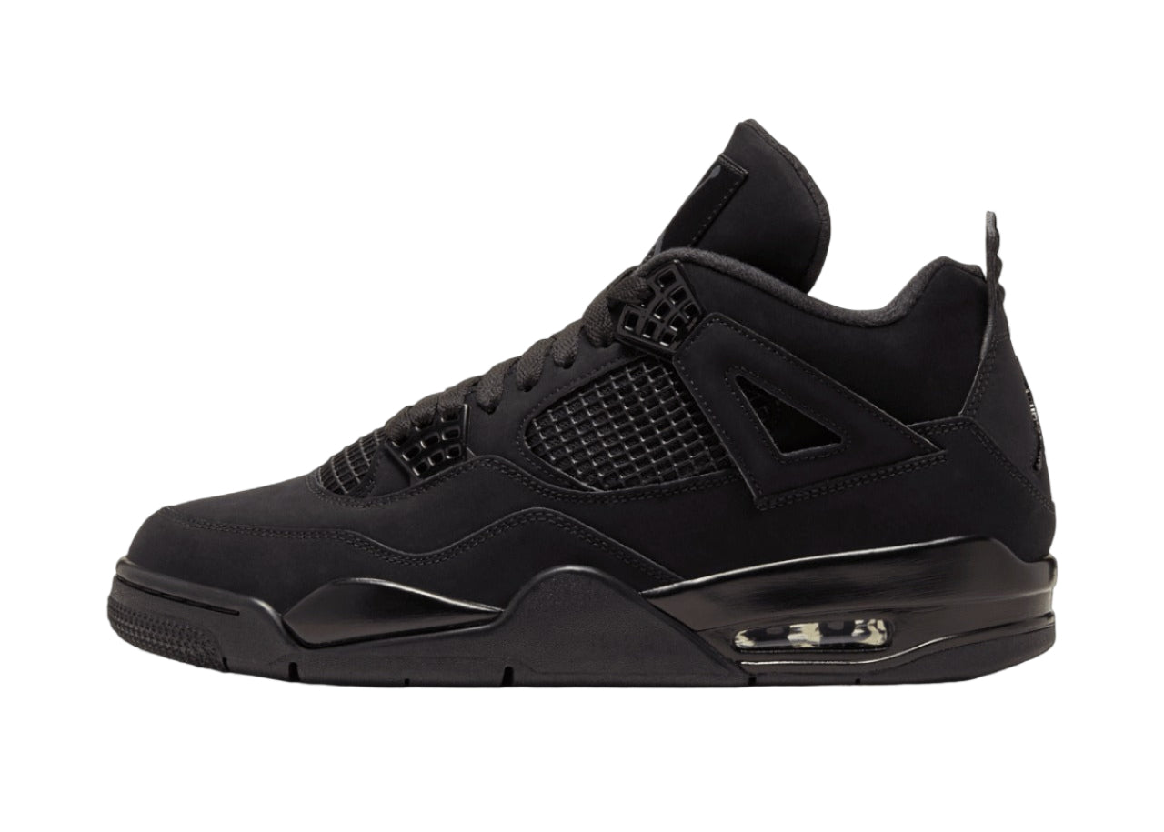 Air Jordan 4 “Black Cat” 2025 FV5029-010 Side View