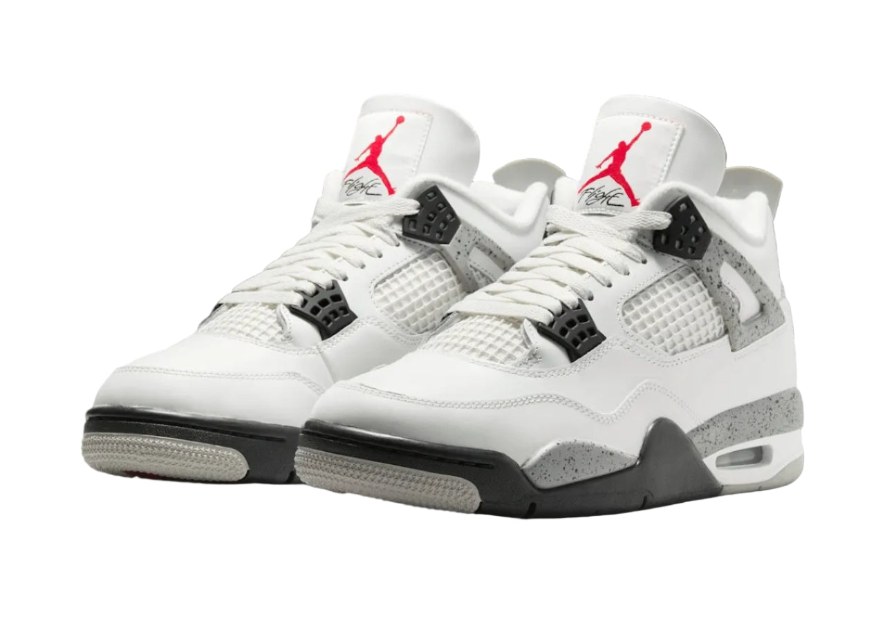 Air Jordan 4 “White Cement” 2025 FV5029-100 Front View