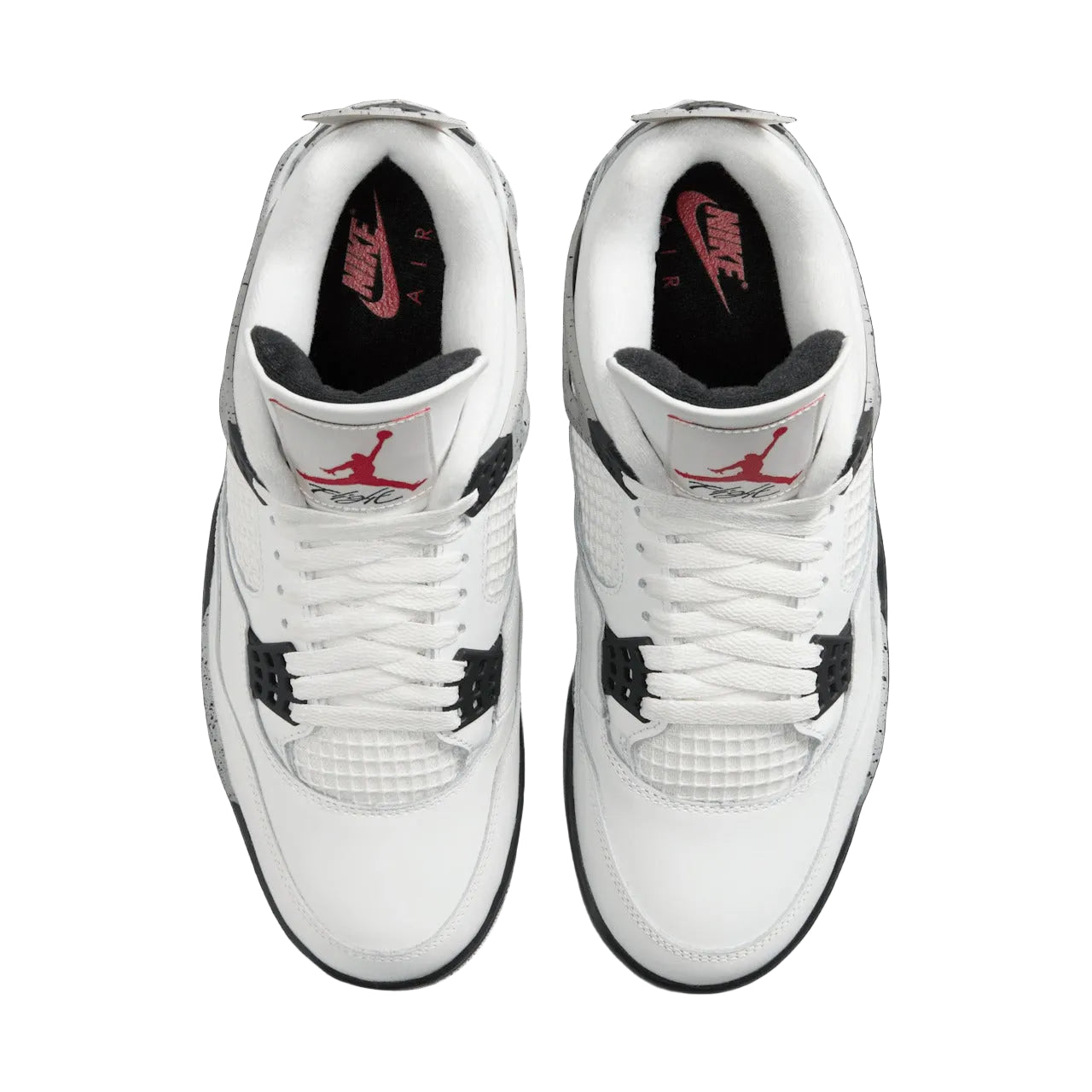 Air Jordan 4 “White Cement” 2025 FV5029-100 Top View