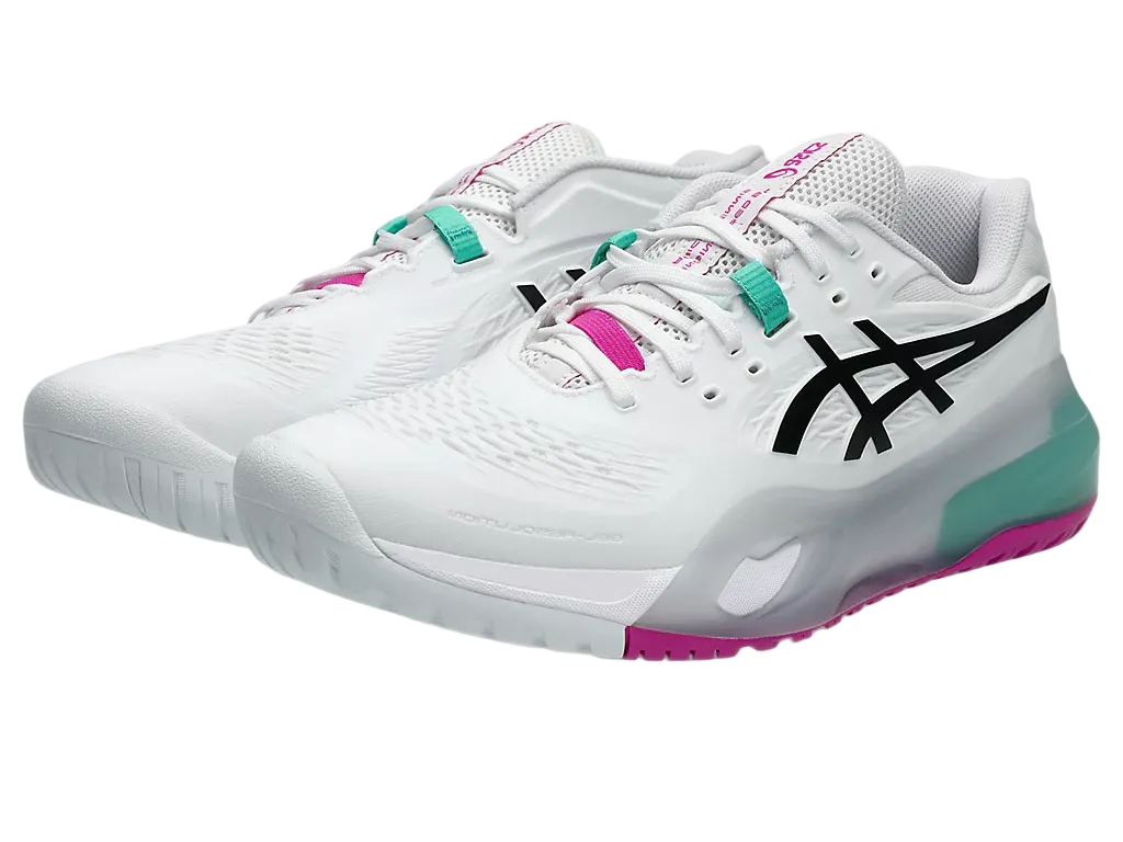 ASICS Gel-Resolution X “White Aurora Green” 1041A481-103 Front View