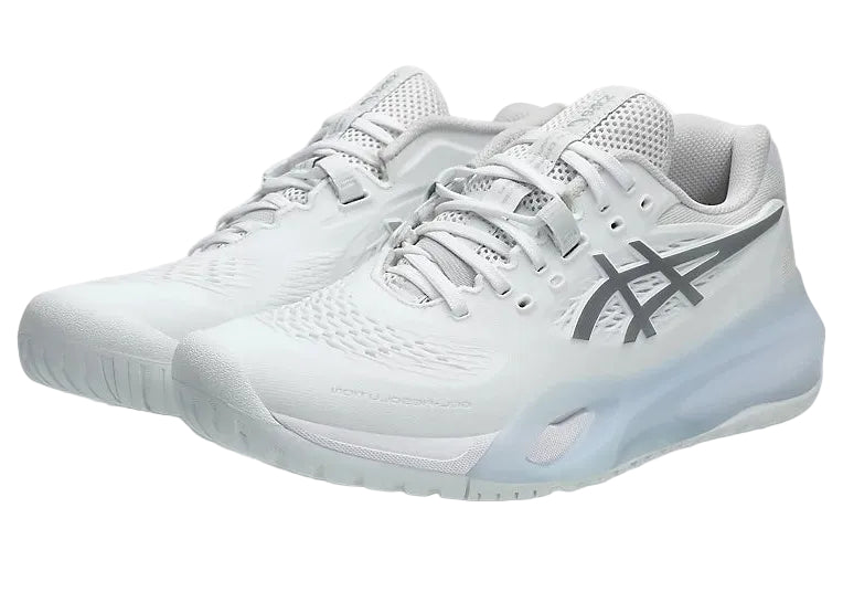 ASICS Gel-Resolution X “White Pure Silver” 1042A279-100 Front View