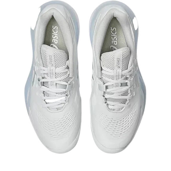 ASICS Gel-Resolution X “White Pure Silver” 1042A279-100 Top View