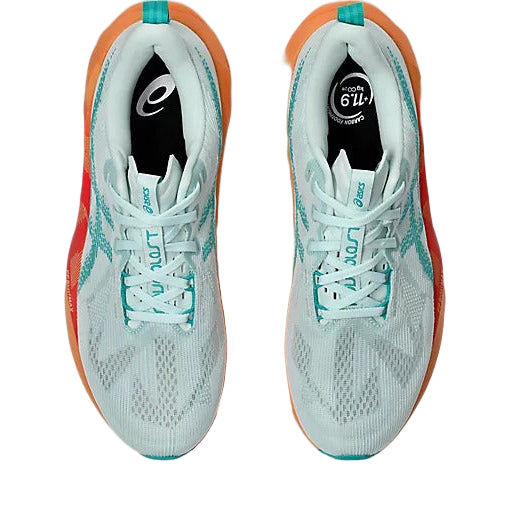 Asics Novablast 5 “Soothing Sea Wave Teal” 1011B974-400 Top View