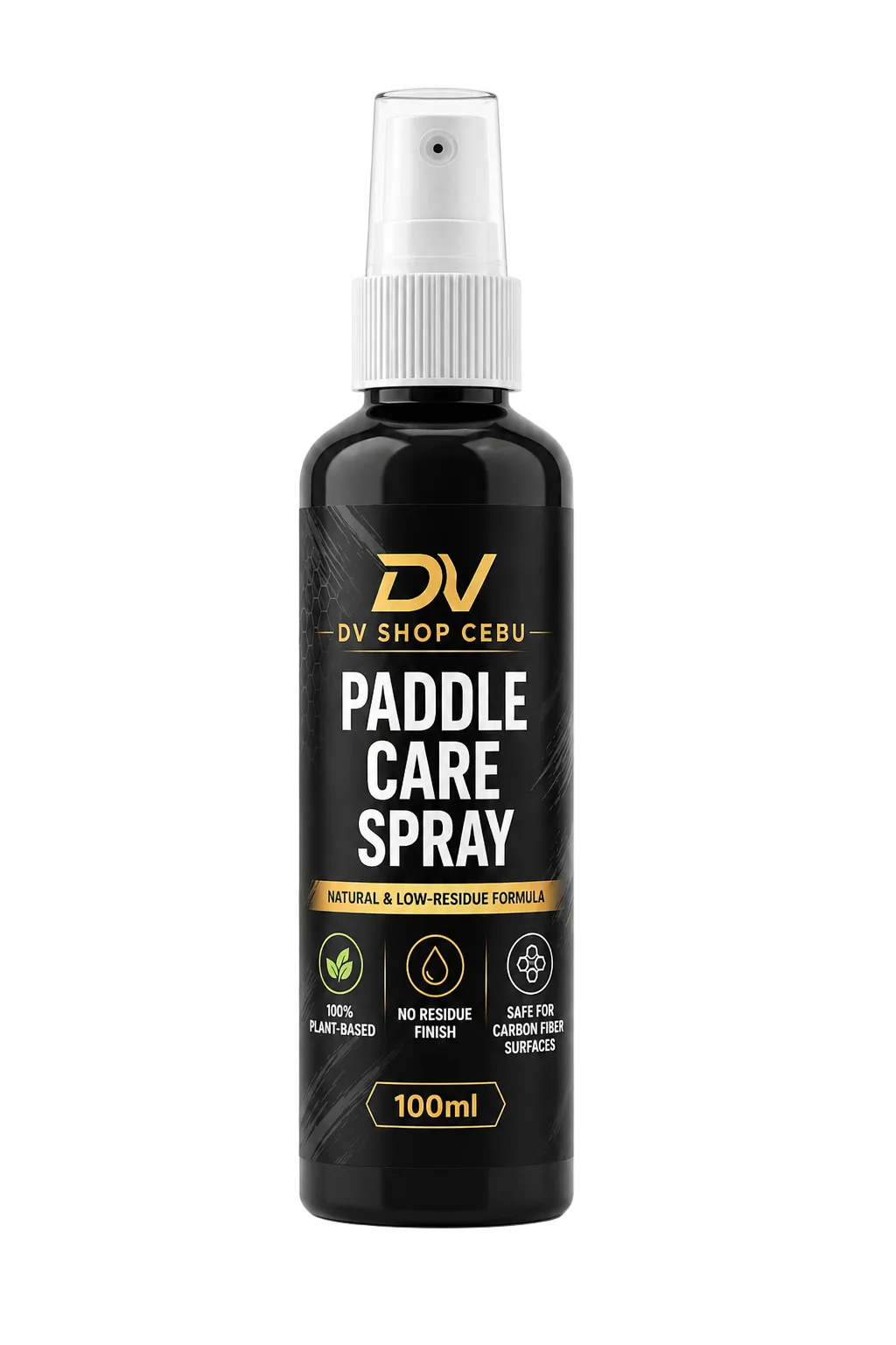 DV Paddle Cleaner Spray Bottle Front View