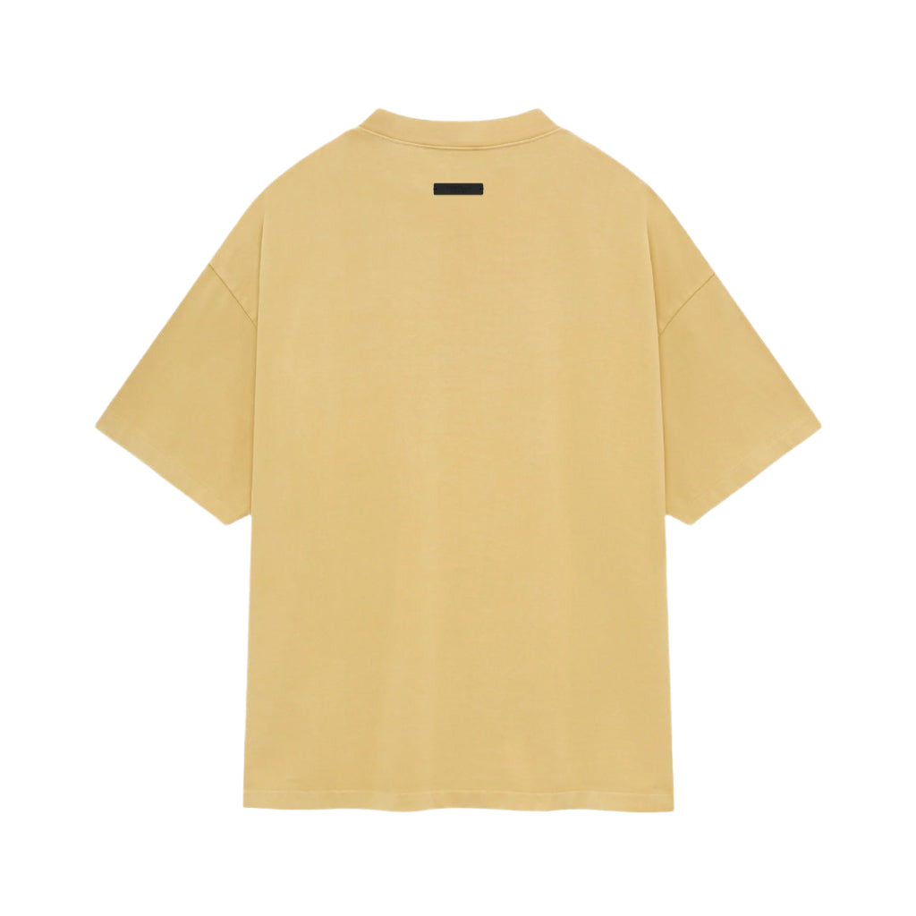 Back view of Fear of God Essentials Tee with logo