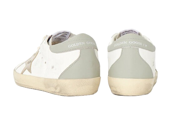 Golden Goose Superstar Deluxe “White Platinum Grey” Heel View
