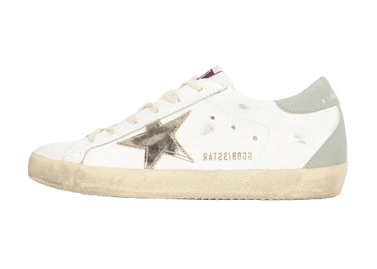 Golden Goose Superstar Deluxe “White Platinum Grey” Side View