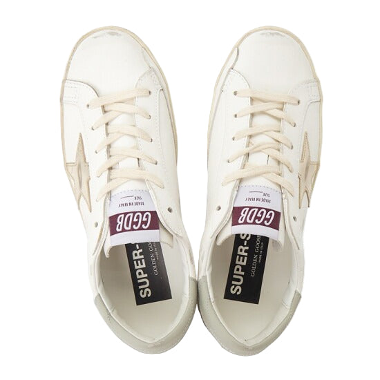 Golden Goose Superstar Deluxe “White Platinum Grey” Top View