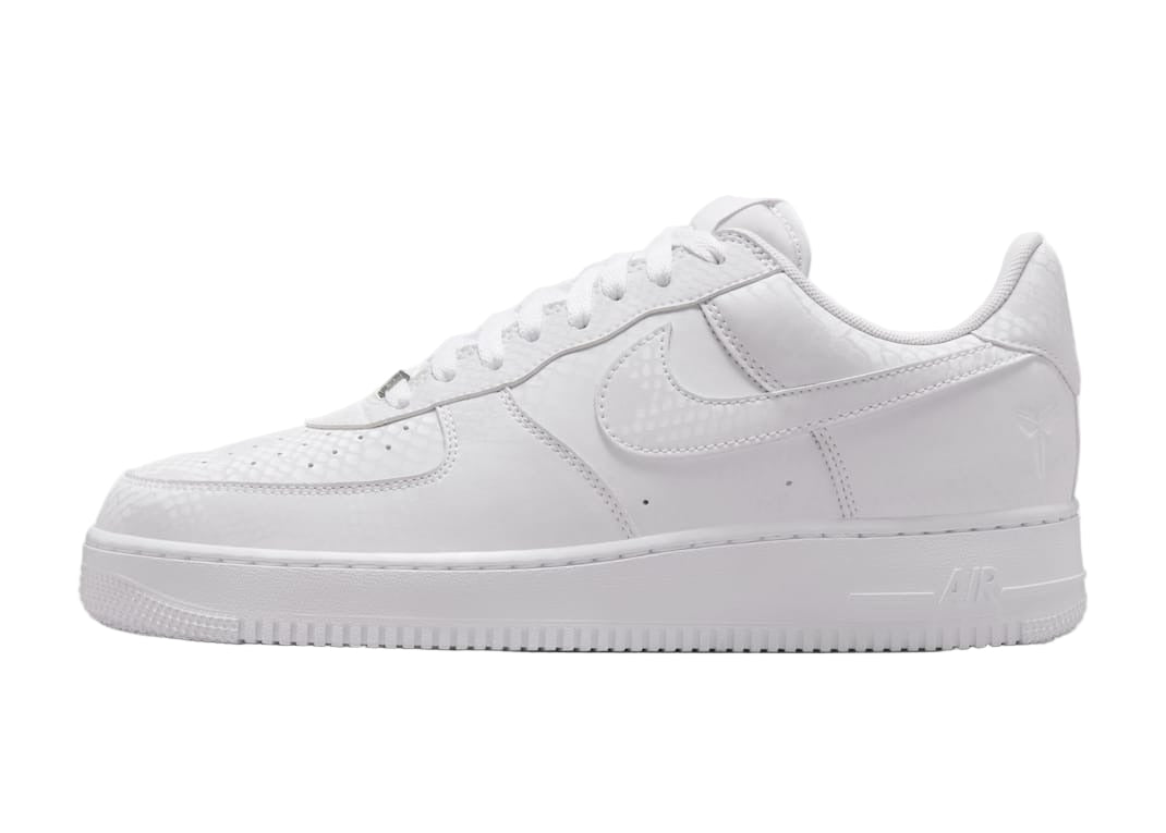 Nike Air Force 1 Kobe "White" IB0018-100 Side View