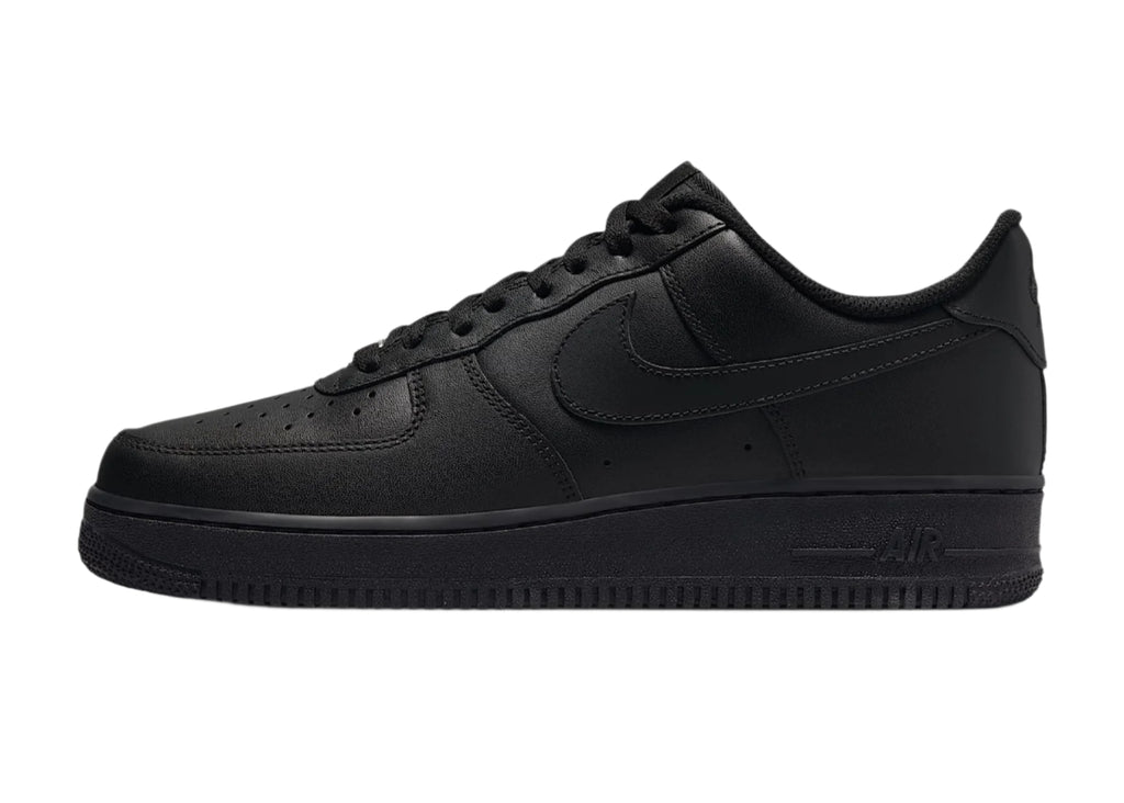 Nike Air Force 1 Low Triple Black CW2288-001 Side View