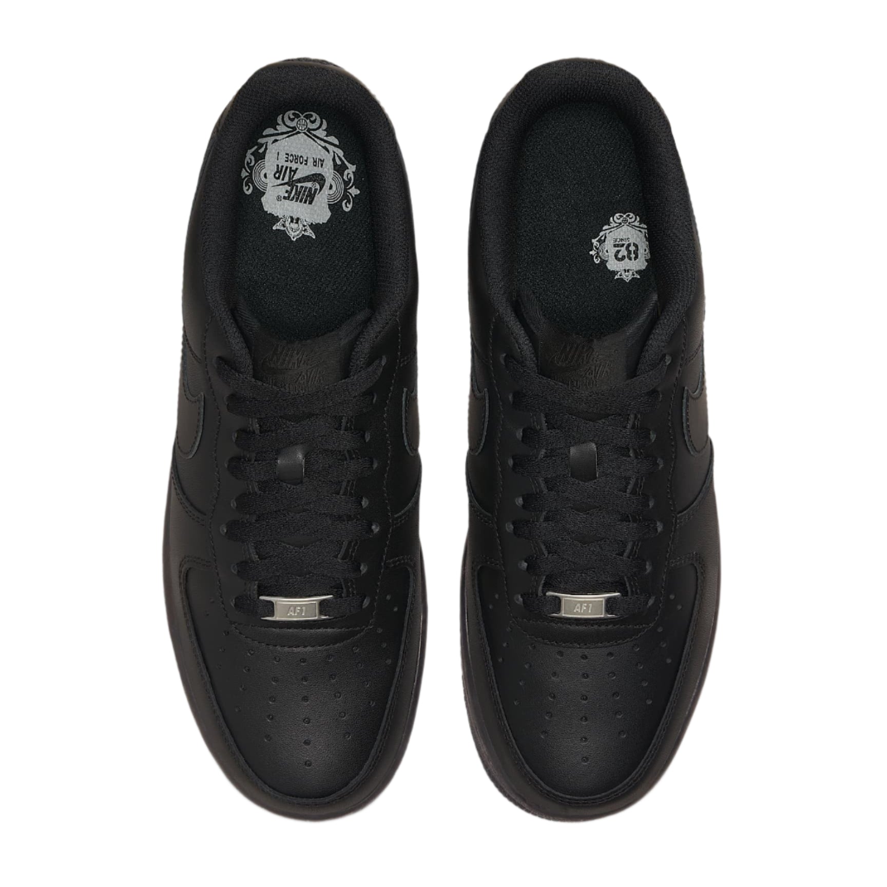 Nike Air Force 1 Low Triple Black CW2288-001 Top View