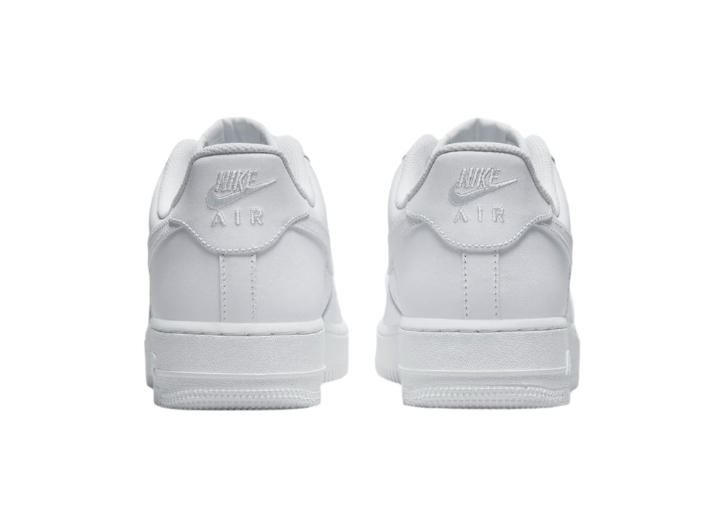 Nike Air Force 1 Low Triple White CW2288-111 Heel View