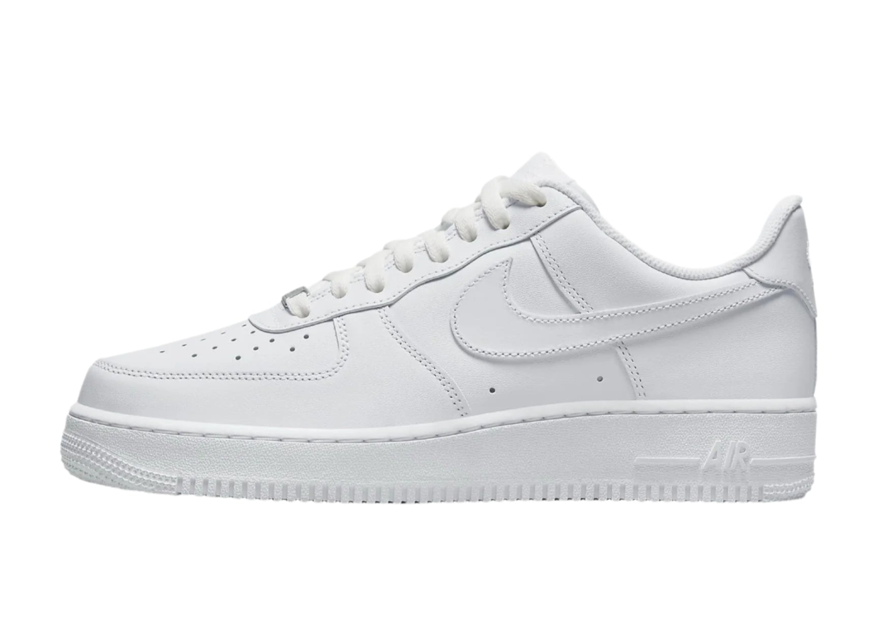 Nike Air Force 1 Low Triple White CW2288-111 Side View