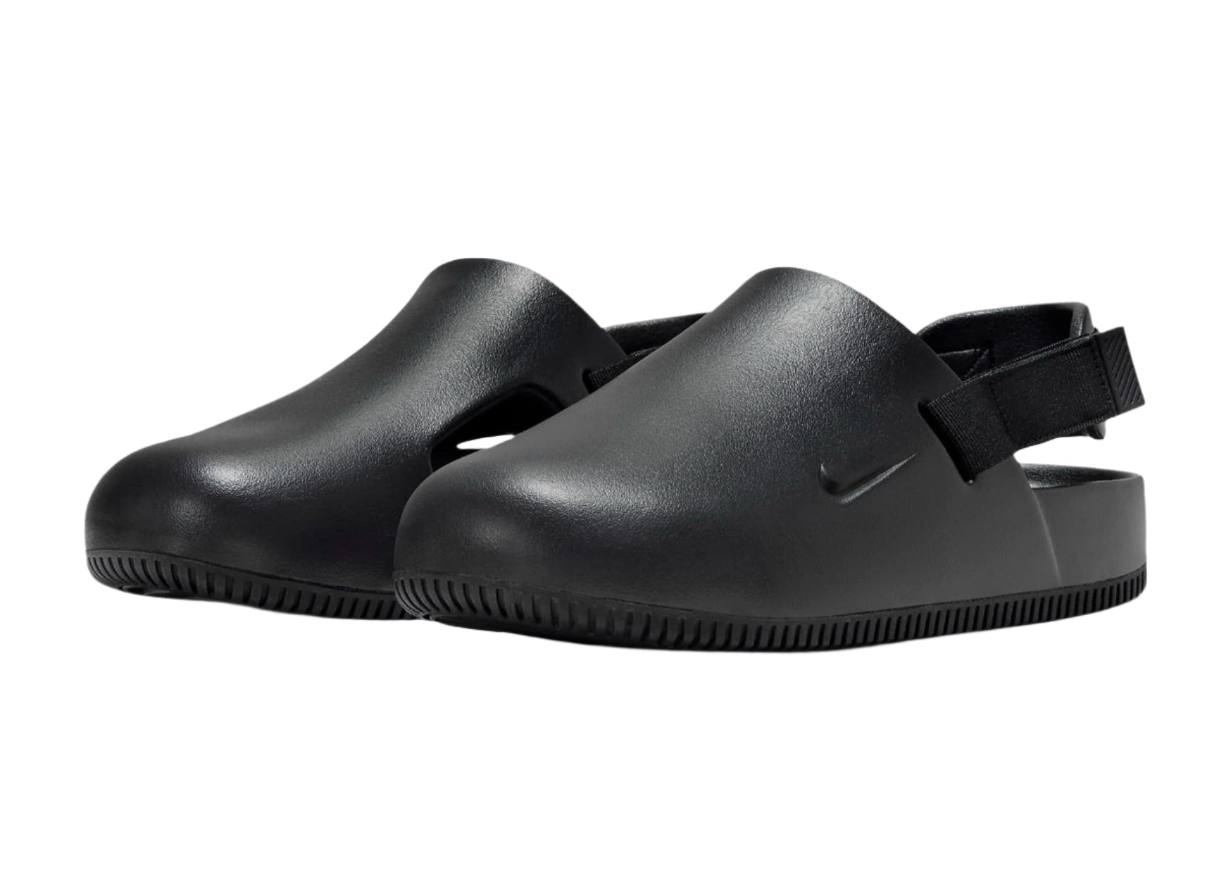 Nike Calm Mule Black FD5131-001 On Feet View

