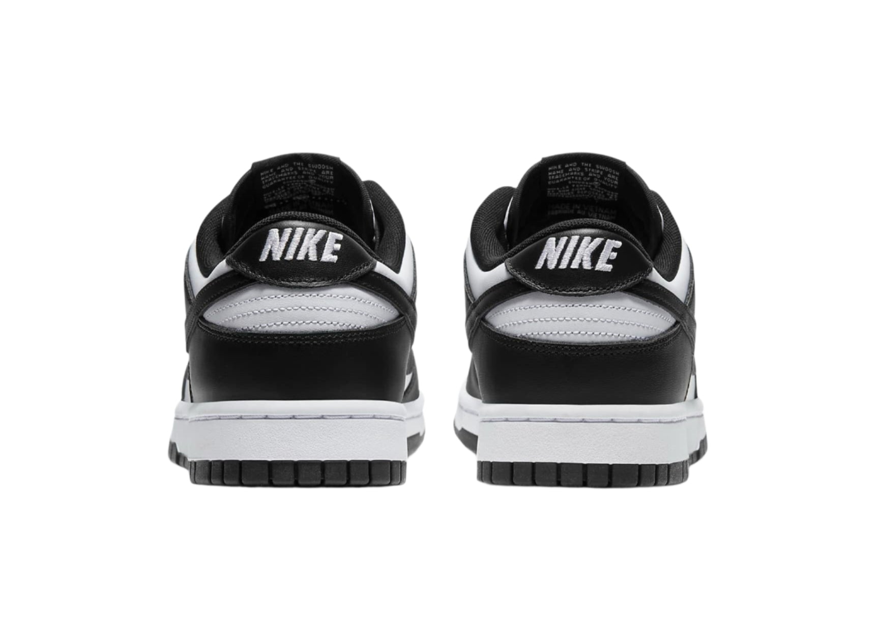 Nike Dunk Low Panda DD1391-100 Heel View