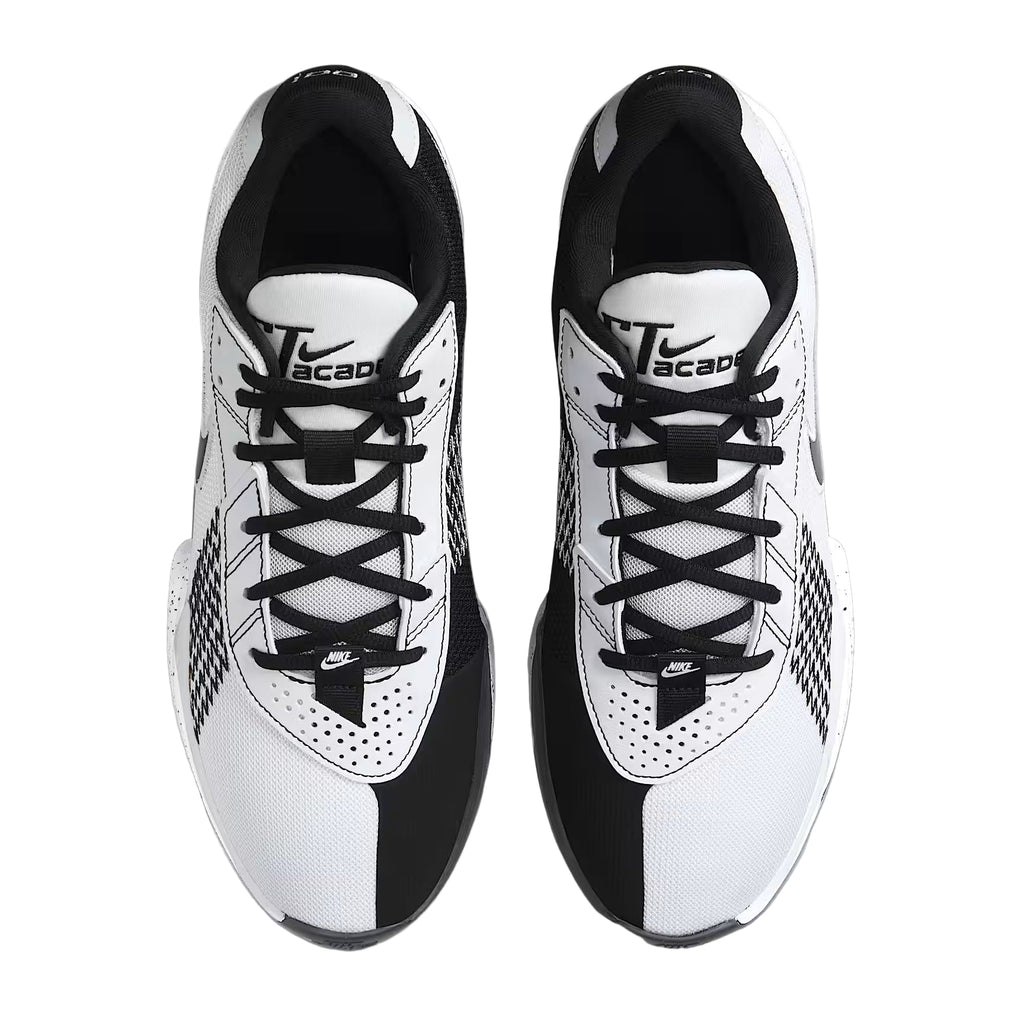 Nike GT Cut Academy "White Black" FB2598-105 Top View