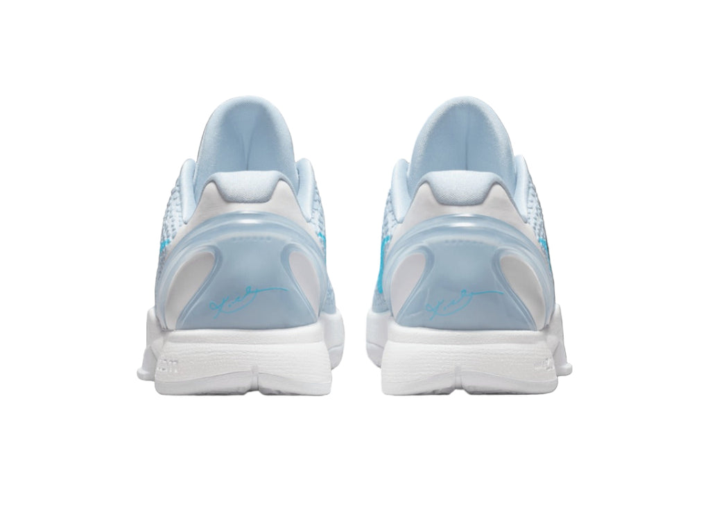 Nike Kobe 6 Protro Caitlin Clark “Light Armory Blue” IO3672-400 Heel View