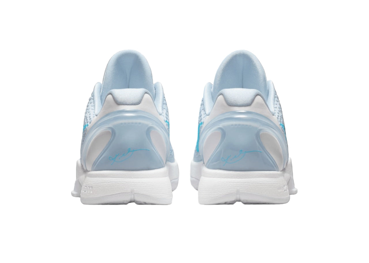 Nike Kobe 6 Protro Caitlin Clark “Light Armory Blue” IO3672-400 Heel View