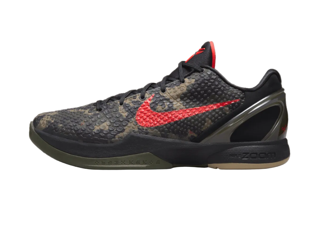 Nike Kobe 6 Protro “Italian Camo” FQ3546-001 Side View