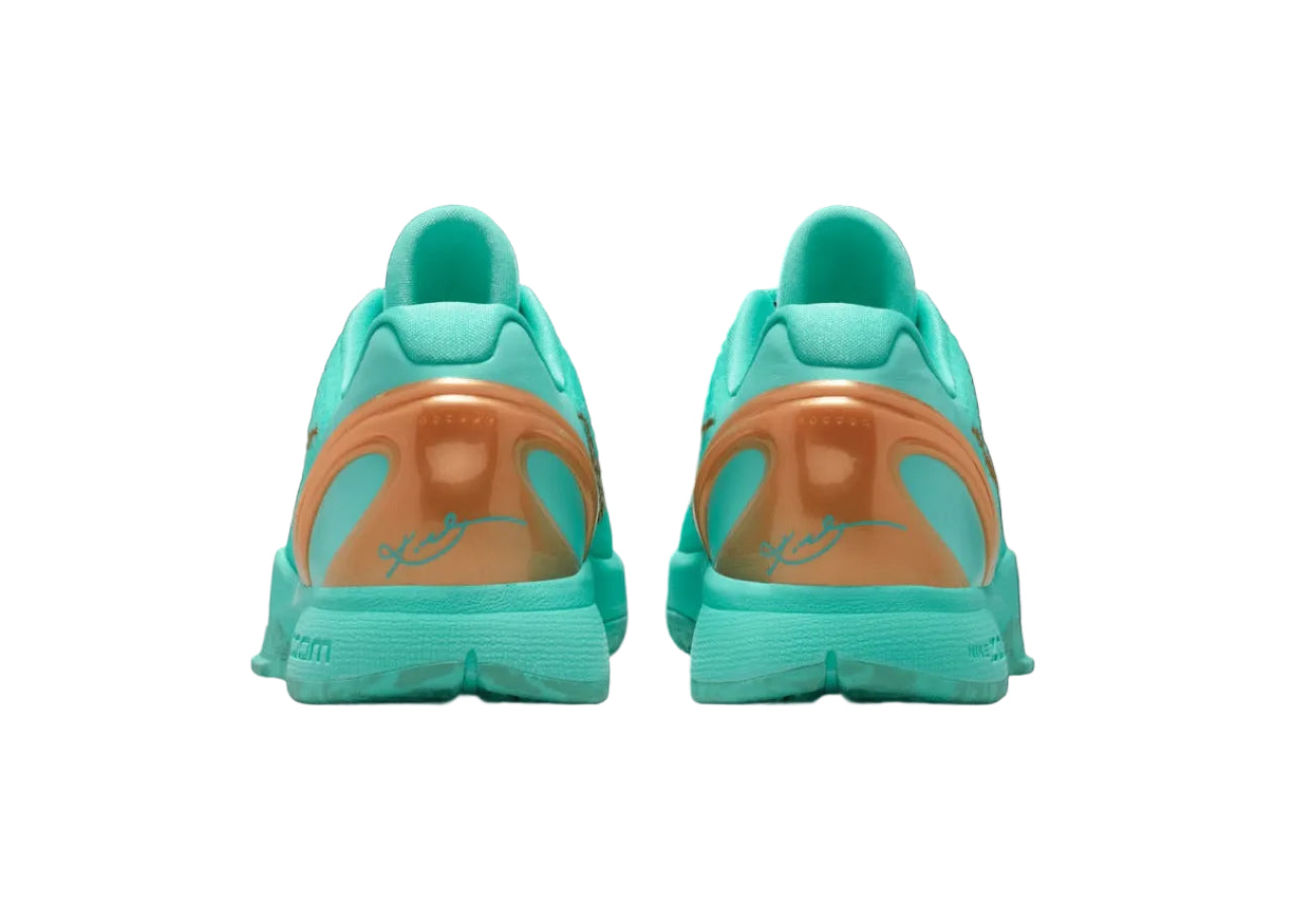 Nike Kobe 6 Protro Jalen Brunson “Statue of Liberty” Heel View