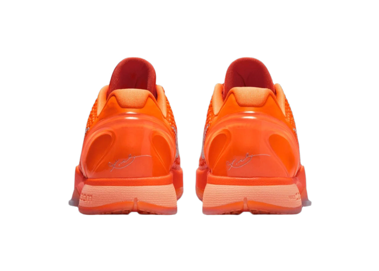 Nike Kobe 6 Protro Total Orange H1871-800 Heel View