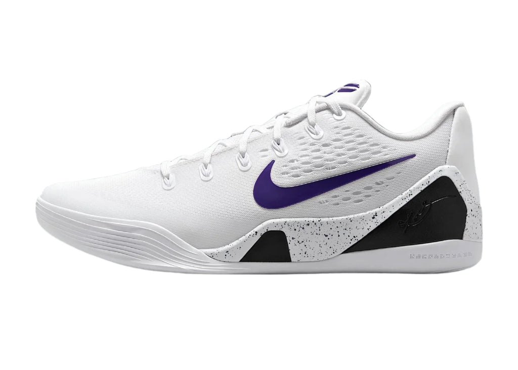 Nike Kobe 9 Protro Low White Court Purple IH1401-100 Side View