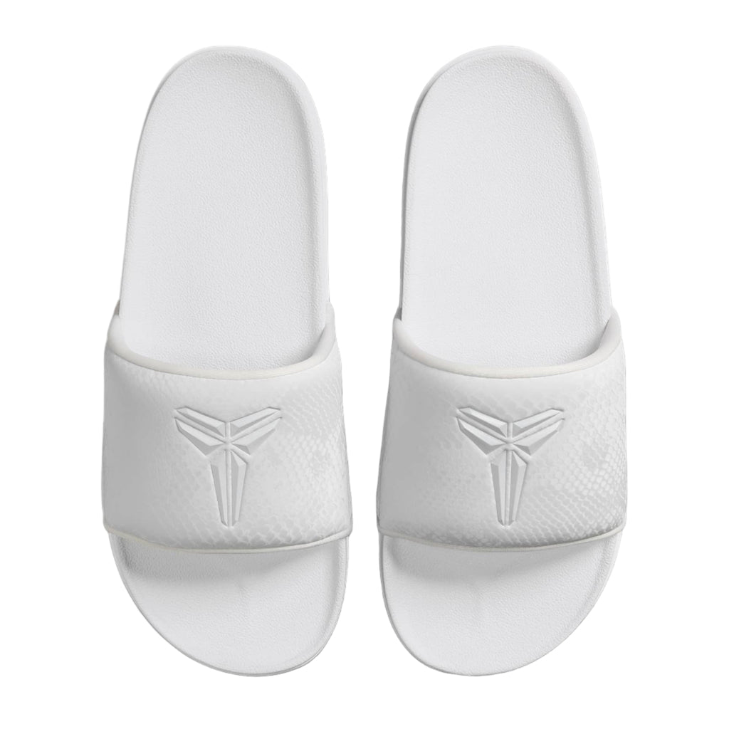 Nike Kobe Offcourt Slide "Triple White" IF2870-100 Top View