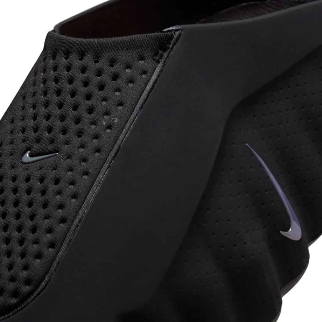 Nike Mind 001 Pregame Slide “Black Chrome” Top View