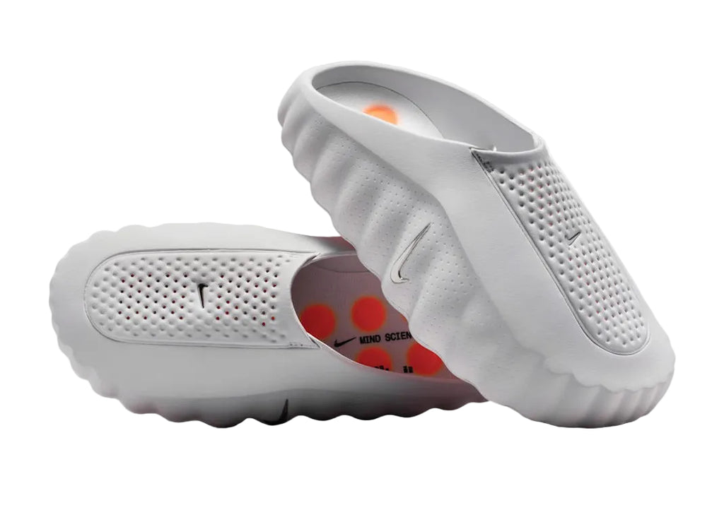 Nike Mind 001 Slide “Light Smoke Grey” Front View