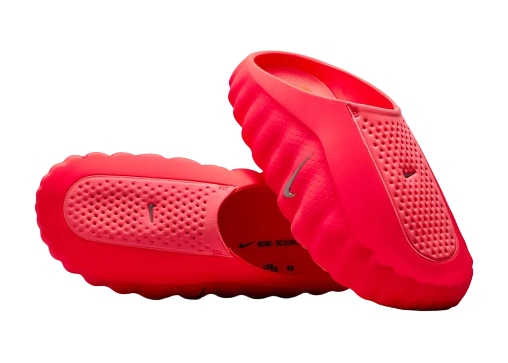 Nike Mind 001 Slide “Solar Red” Front View