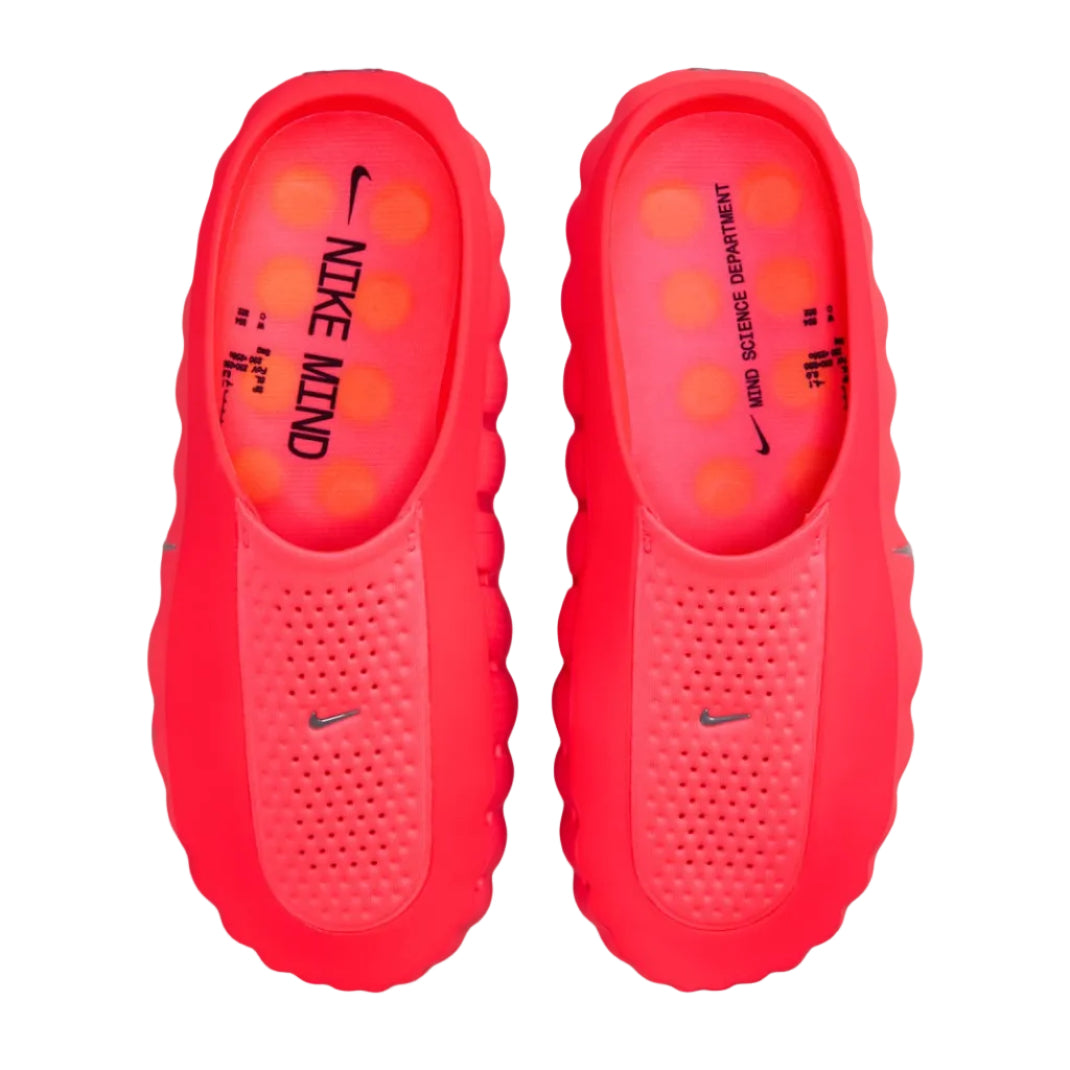 Nike Mind 001 Slide “Solar Red” Top View