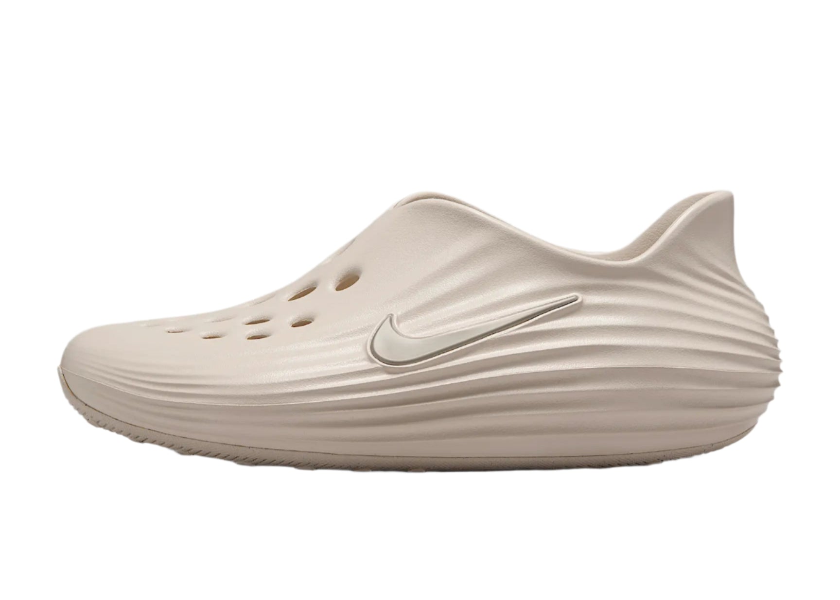 	Nike ReactX Rejuven8 Beige side profile view
