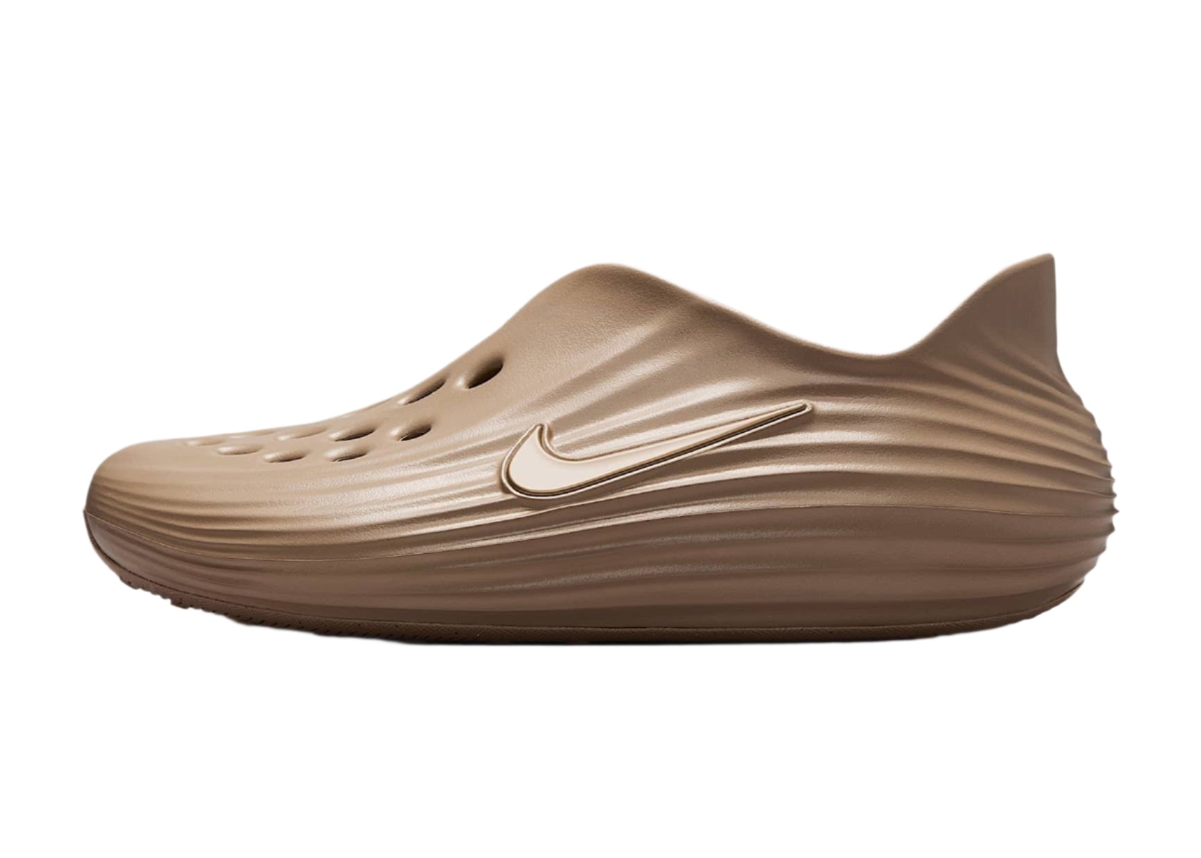 Nike ReactX Rejuven8 Clog Khaki HV5060-200 Side View
