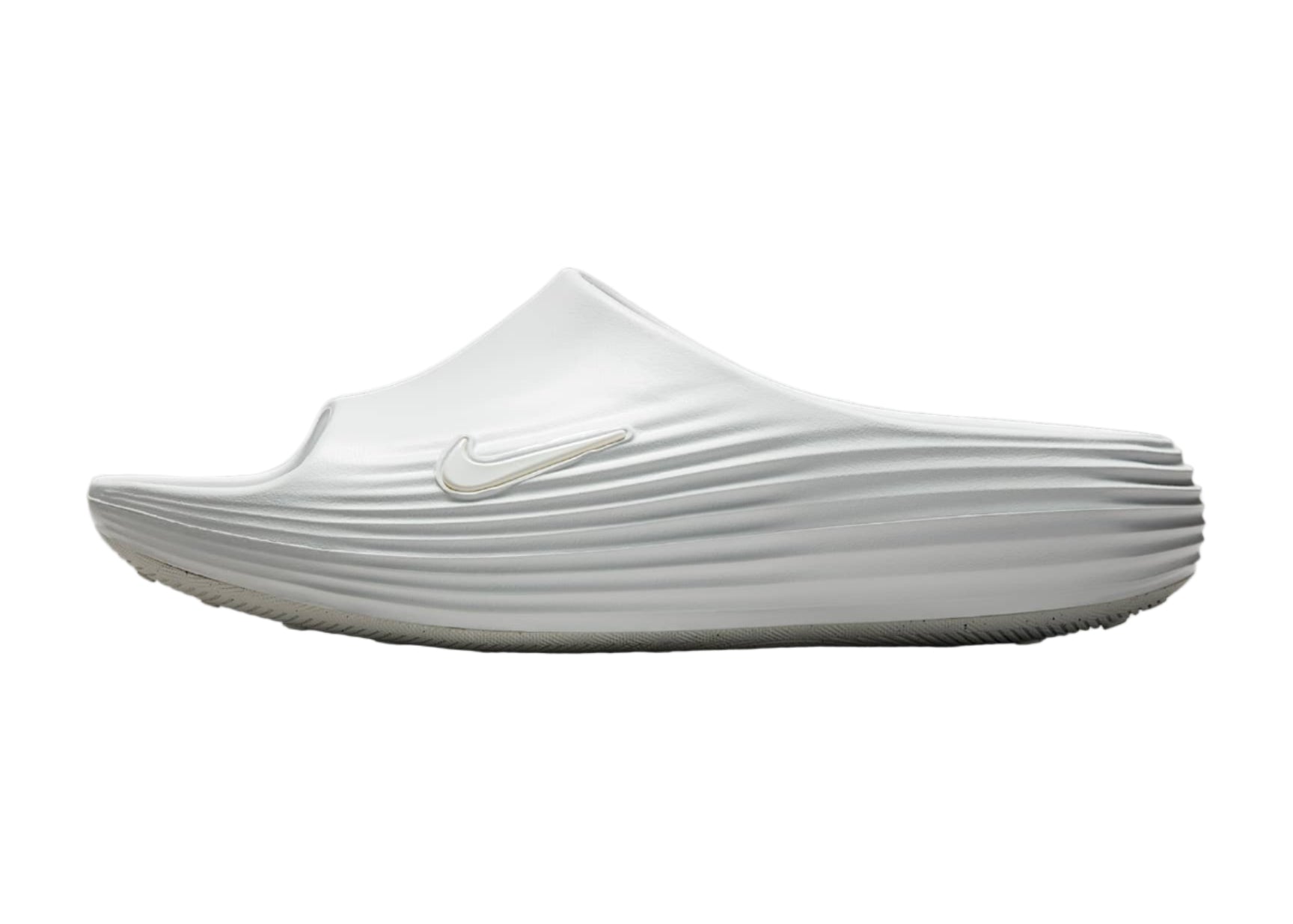 Nike ReactX Rejuven8 Slide "Summit White" HV4479-100 Side View