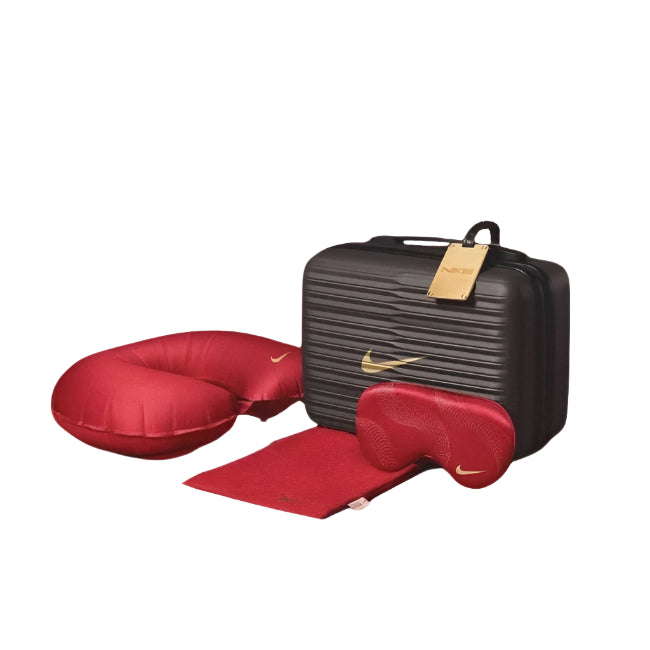 Front view of Nike Travel Kit Chinese New Year edition with festive graphics
