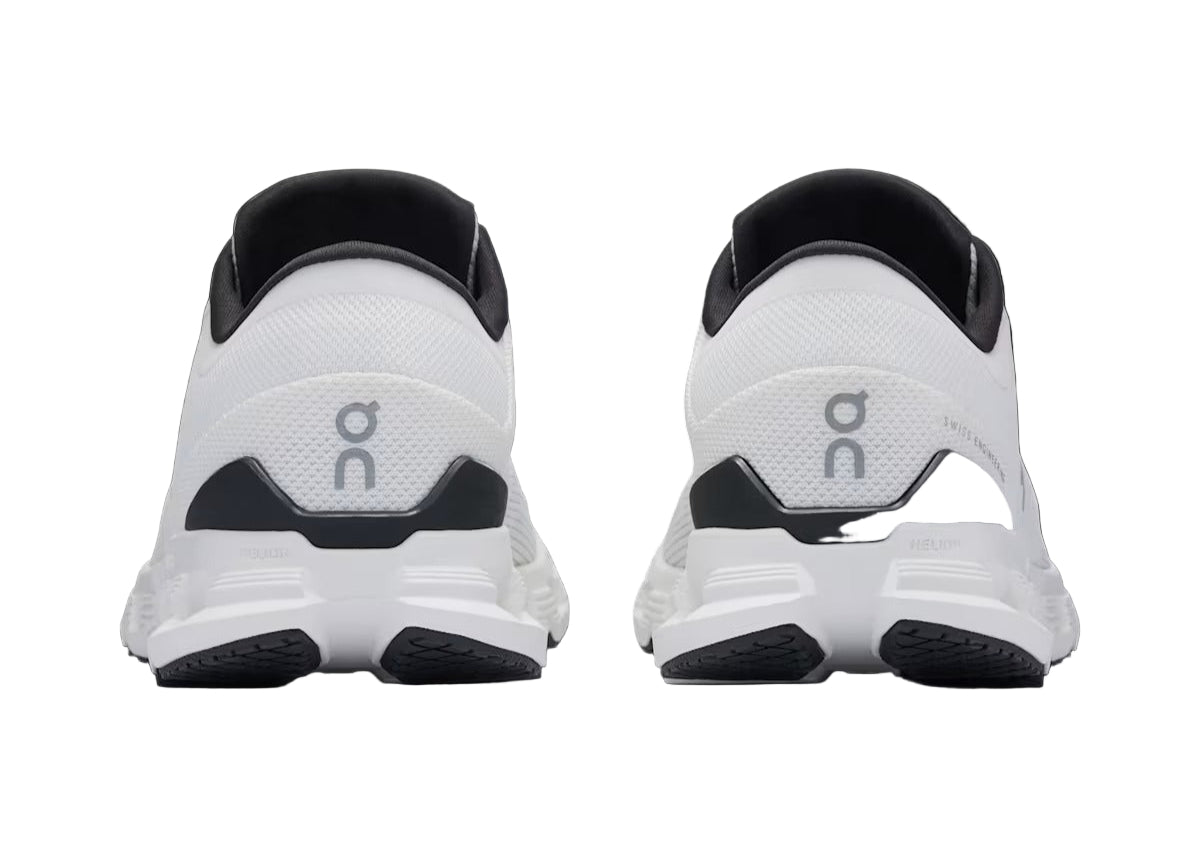 On Cloud X4 "Ivory Black" 3WE30070791 Heel View