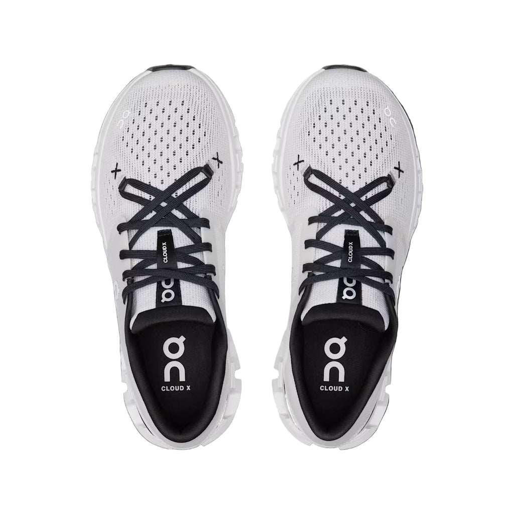 On Cloud X4 "Ivory Black" 3WE30070791 Top View