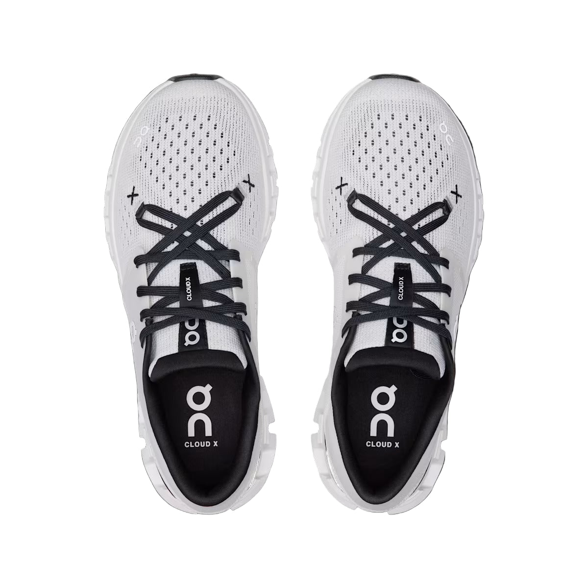On Cloud X4 "Ivory Black" 3WE30070791 Top View