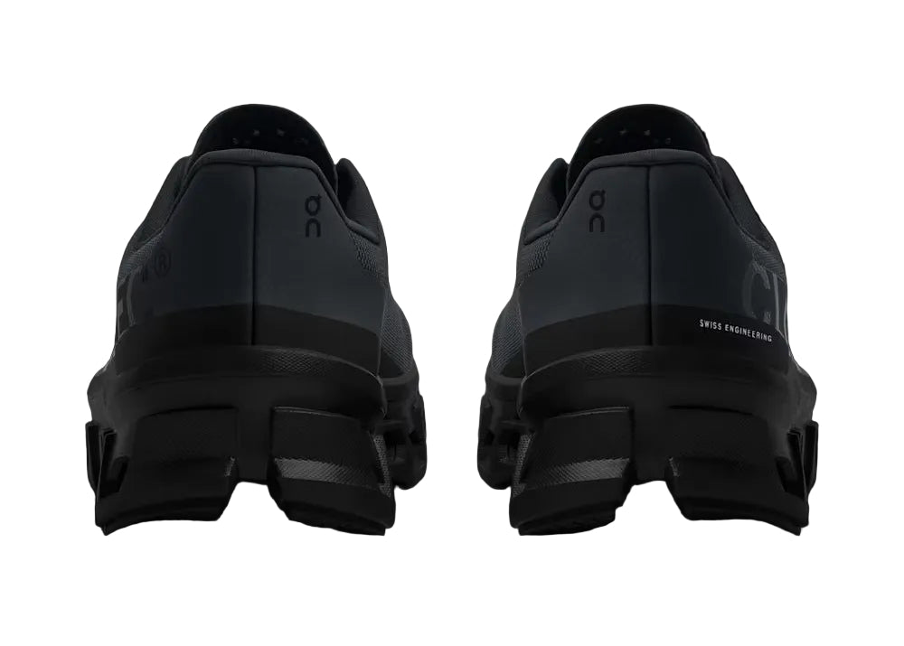 ON Cloudmonster “All Black” 61.99025 Heel View