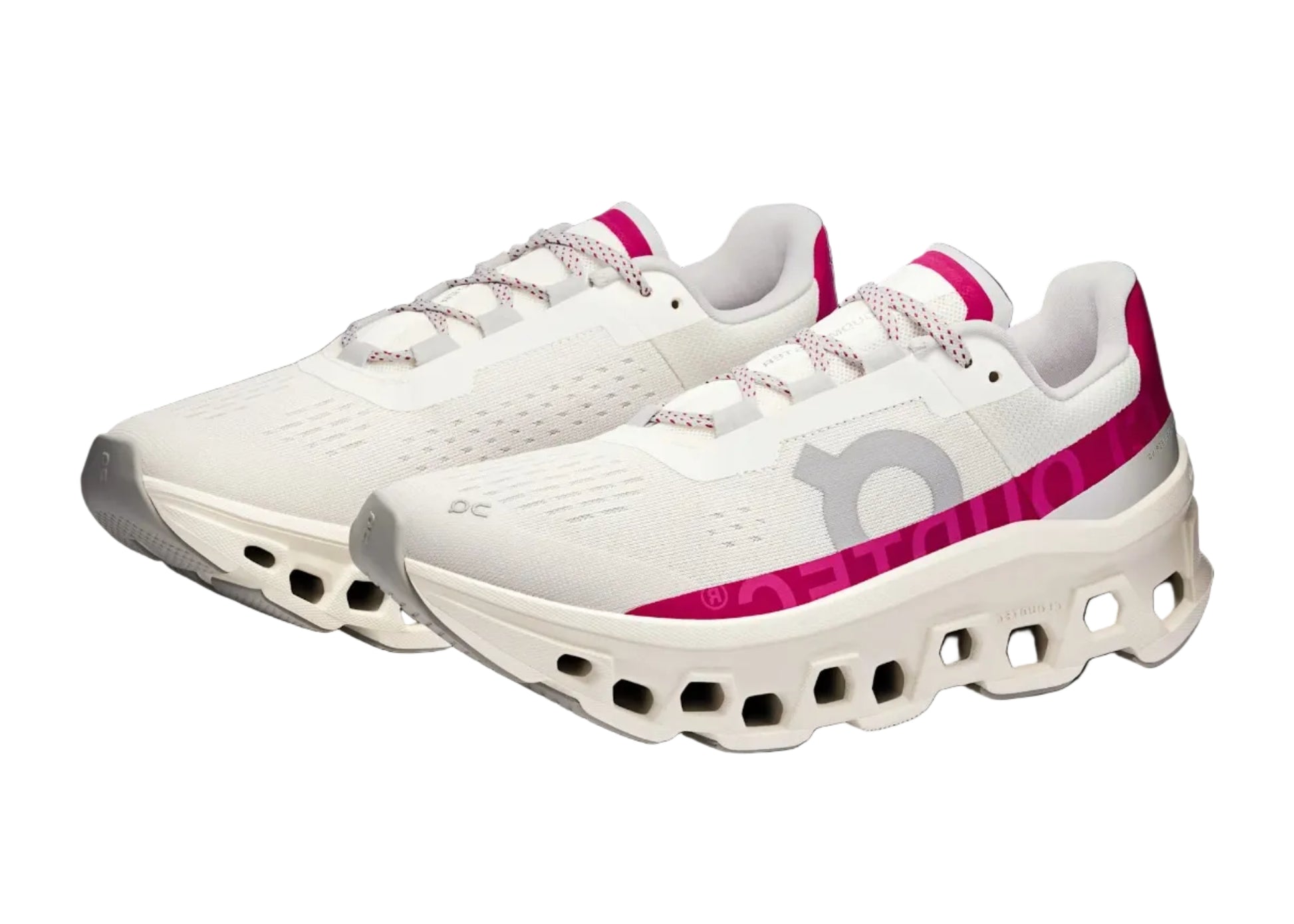 ON Cloudmonster “Ivory Grenadine” 3WD10104038 Front View