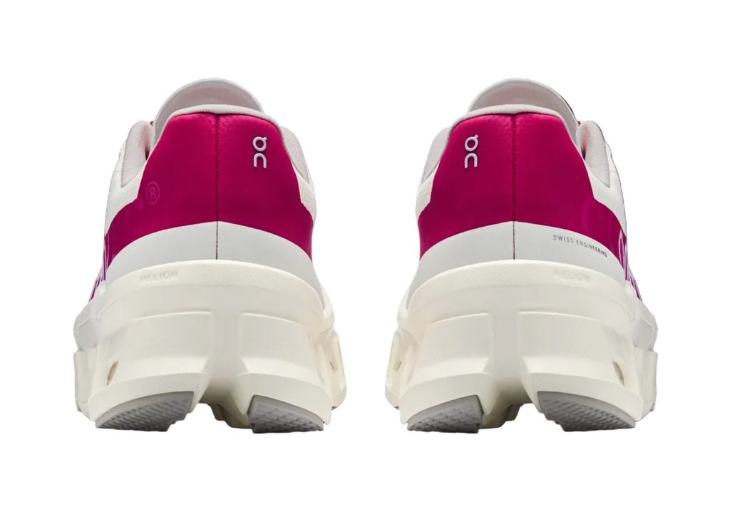 ON Cloudmonster “Ivory Grenadine” 3WD10104038 Heel View