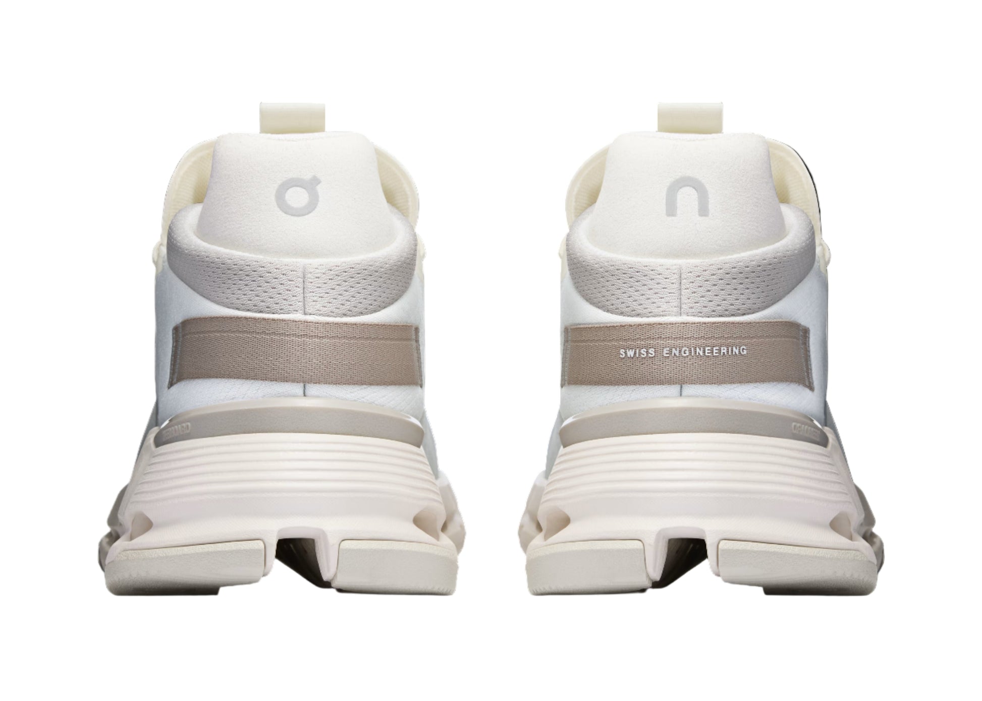 On Cloudnova 2 "Ice Sand" 3ME30212053 Heel View
