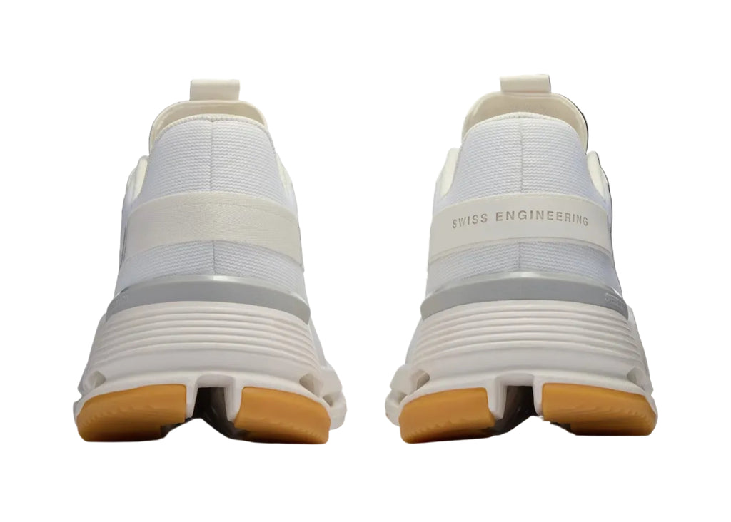 ON Cloudnova Form 2 “White Ivory” 3ME30150924 Heel View