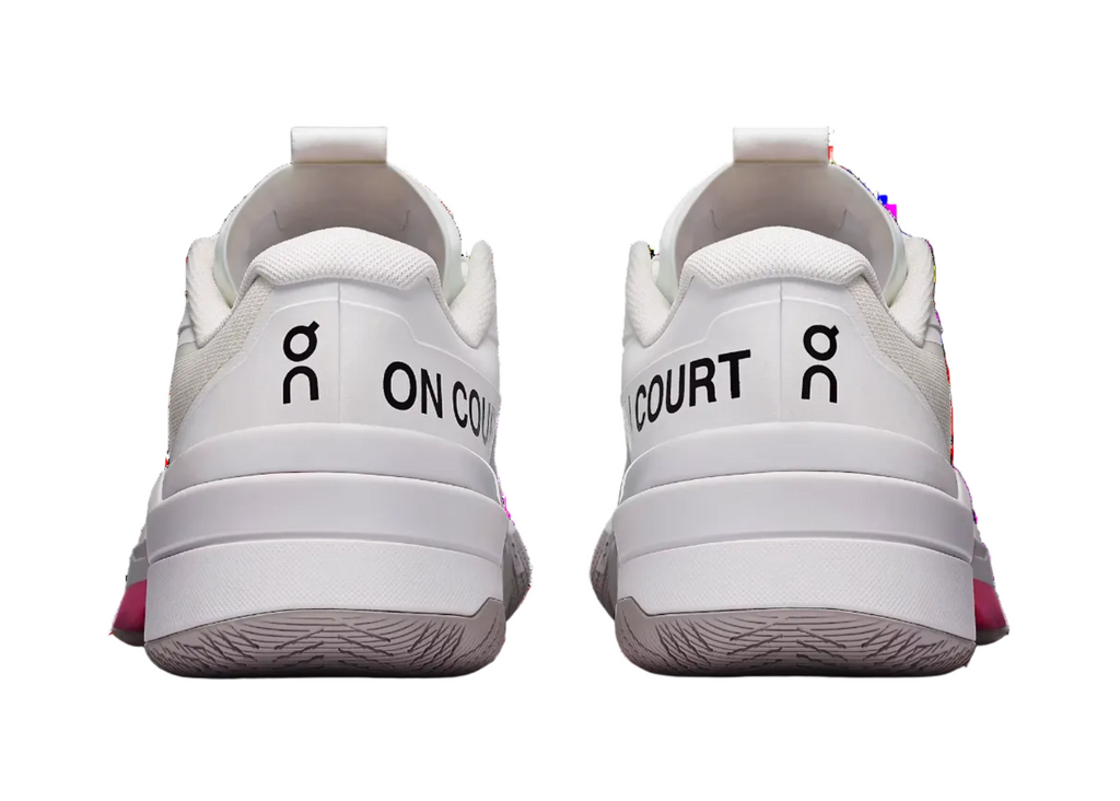 ON The Roger Pro Fire “White Pink” 3MF30102626 Heel View