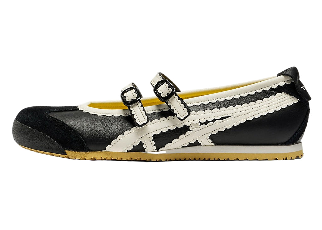 Onitsuka Tiger Mexico 66 TGRS "Black Cream" 1182A678-001 Side View