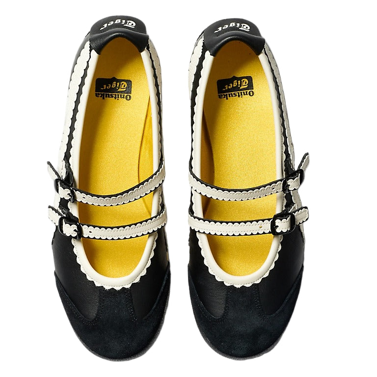 Onitsuka Tiger Mexico 66 TGRS "Black Cream" 1182A678-001 Top View