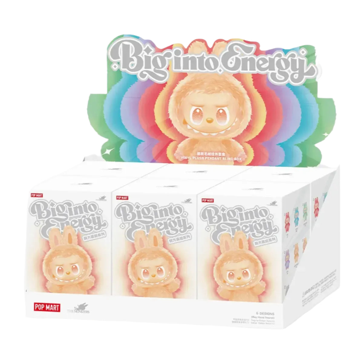POP MART Labubu V3 "Big Into Energy" Blind Box Packaging